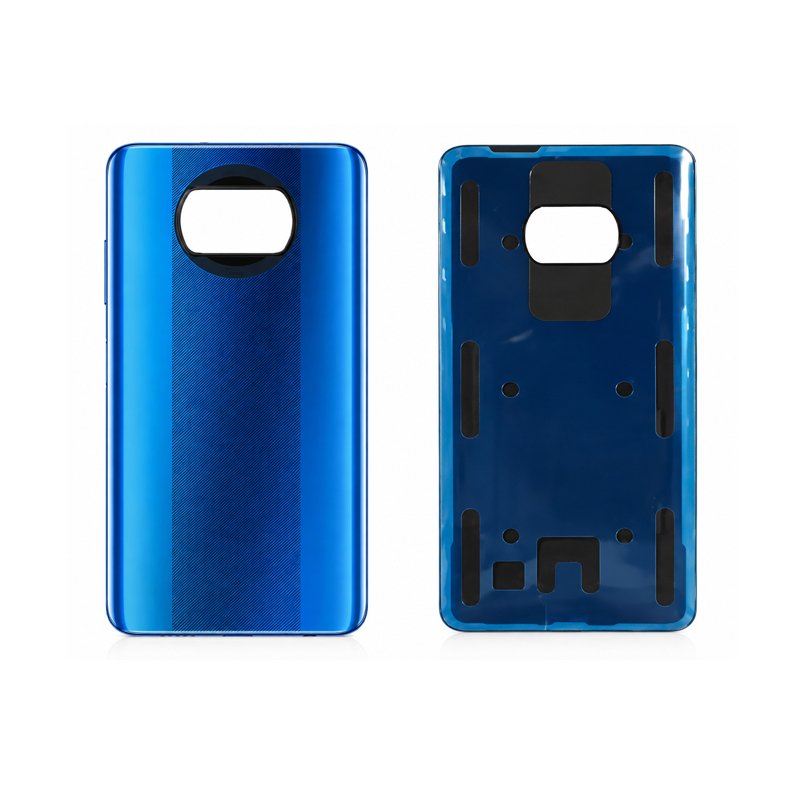 Back Panel Body For Poco X3 Blue